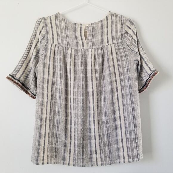 Bohme Boho Embroidered Peasant Blouse size XS - Picture 3 of 10